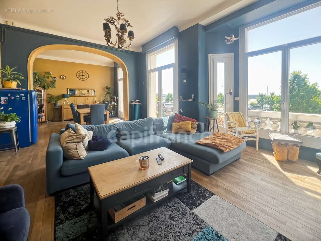 À vendre - boulogne-sur-mer - vue mer - appartement d'exception -163 m2 -7 pièces - 5 chambres - garage - cave - - photo 3