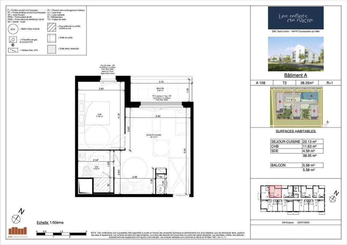 Appartement à COURSEULLES-SUR-MER