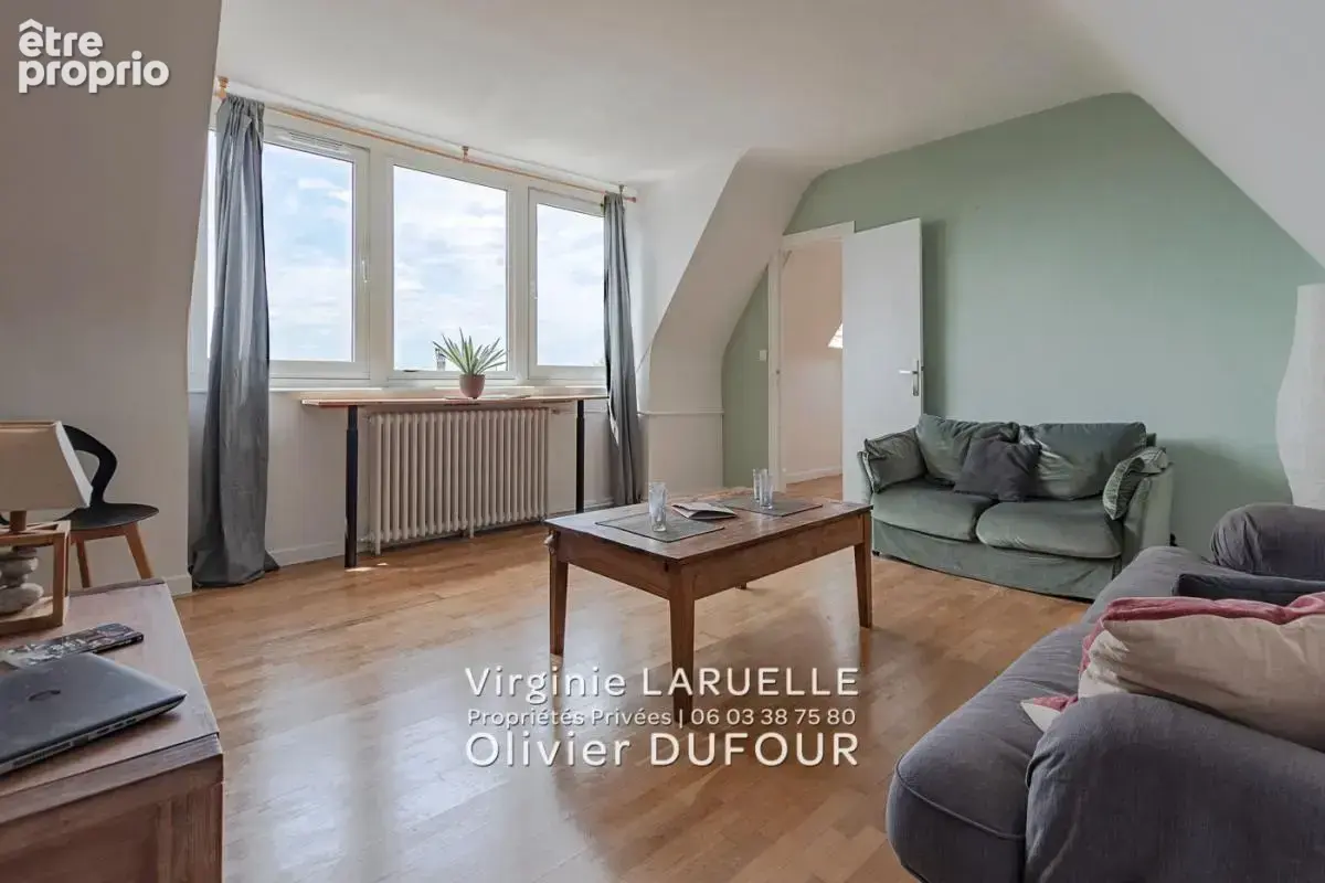 ROUEN Pasteur - Appartement 4 pièces dernier étage avec vue dégagée, cave, parking et jardin partagé - photo 5