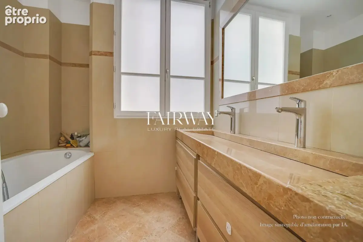 Appartement familial  174 m² - étage élevé avec balcon 4 chambres Paris 16ème - Flandrin - photo 13