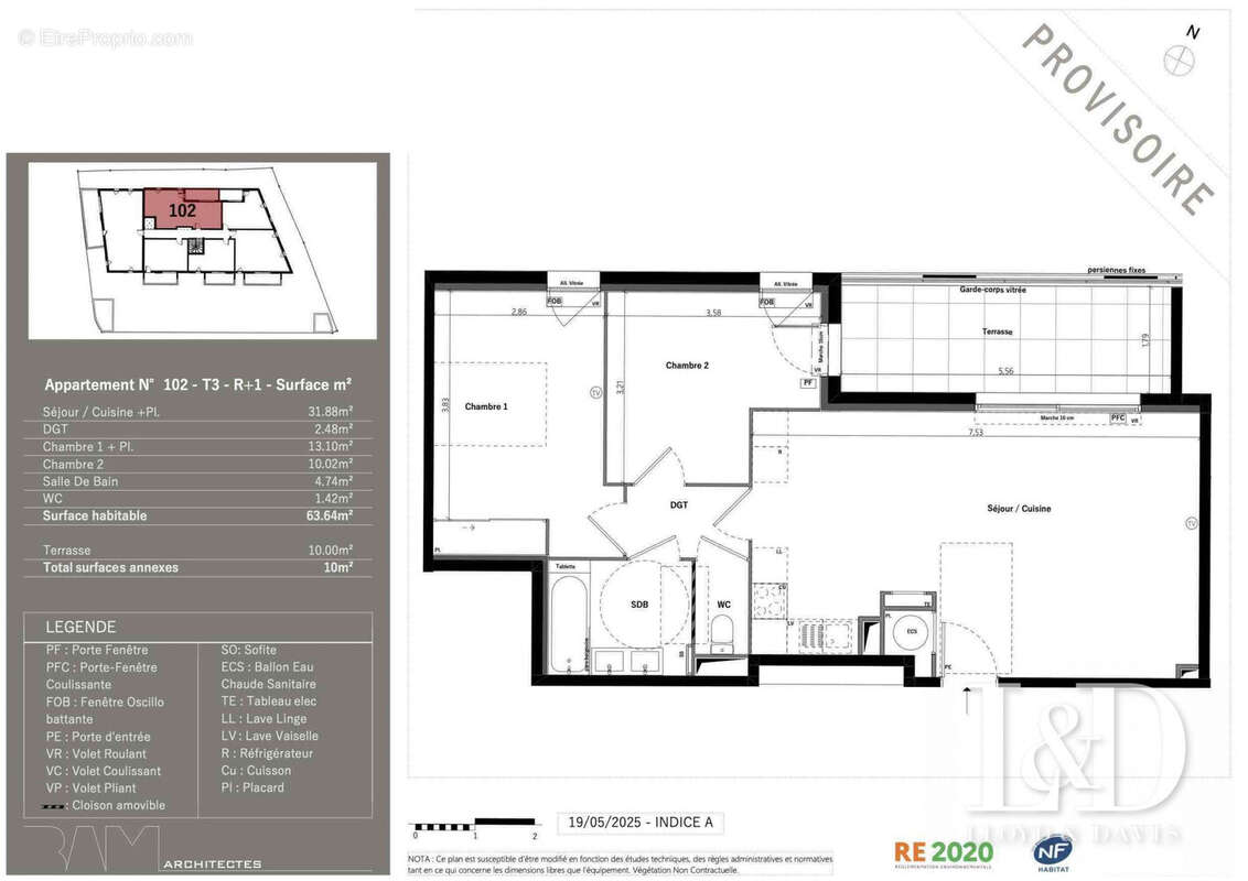 Appartement à CASTRIES