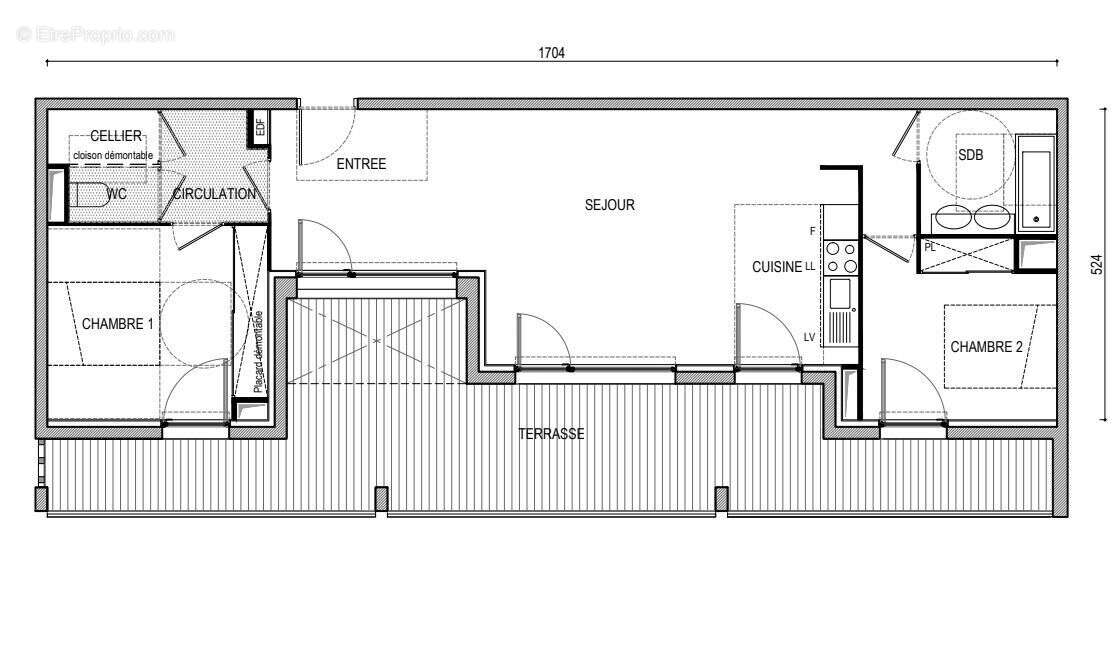 Appartement à TOULOUSE