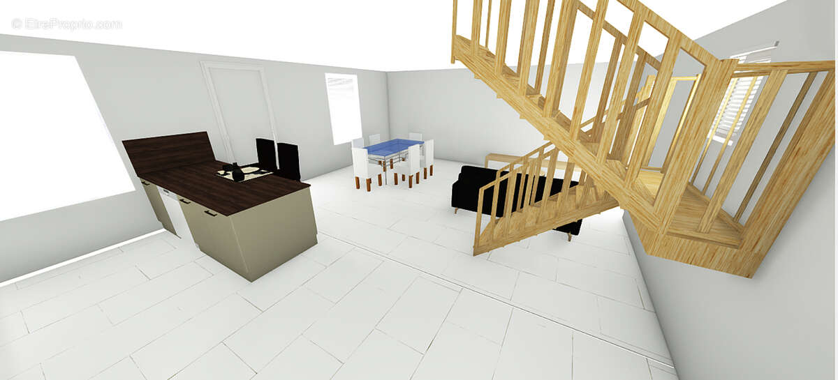 A vendre Guégon, maison 140m², 3 chambres, terrain d'environ 880m². - photo 3
