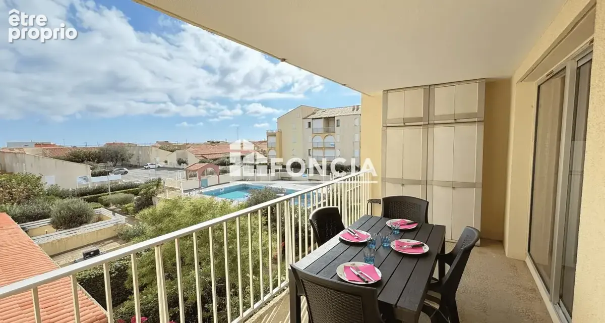Appartement T2 avec terrasse 10 m2 et piscine à Narbonne-Plage, à 300 m de la plage - photo 2