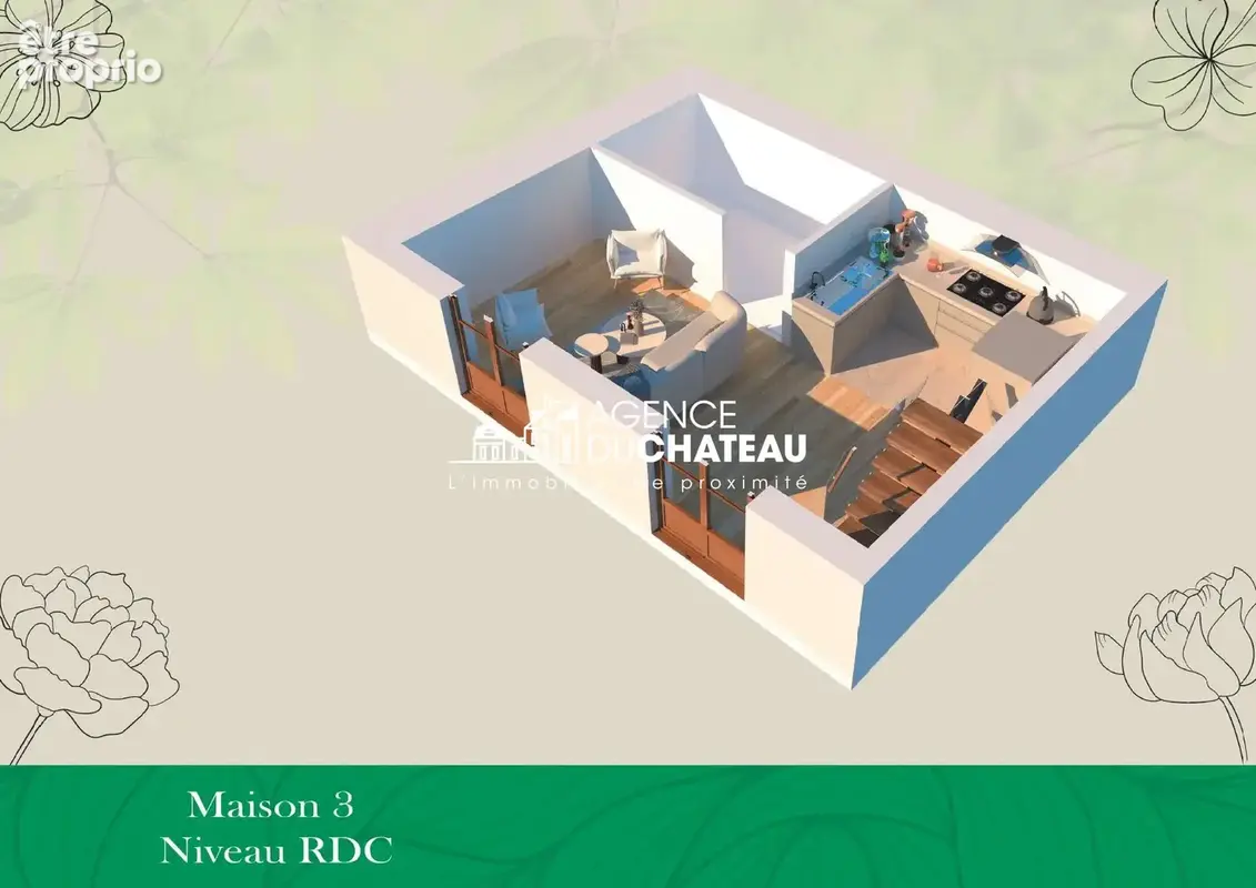 Maison 3 pièces 50 m² à vendre à Seine-Port (77240) - photo 3