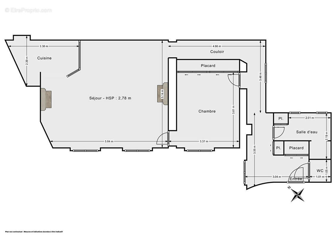 Appartement à PARIS-14E