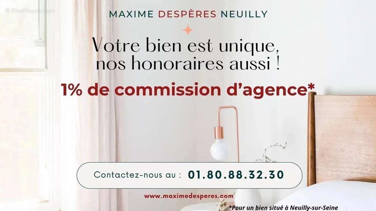Neuilly - Maurice Barrès - Deux chambres - photo 8