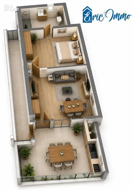 NICE MADELEINE. Maison 2 pièces avec terrasse - photo 19
