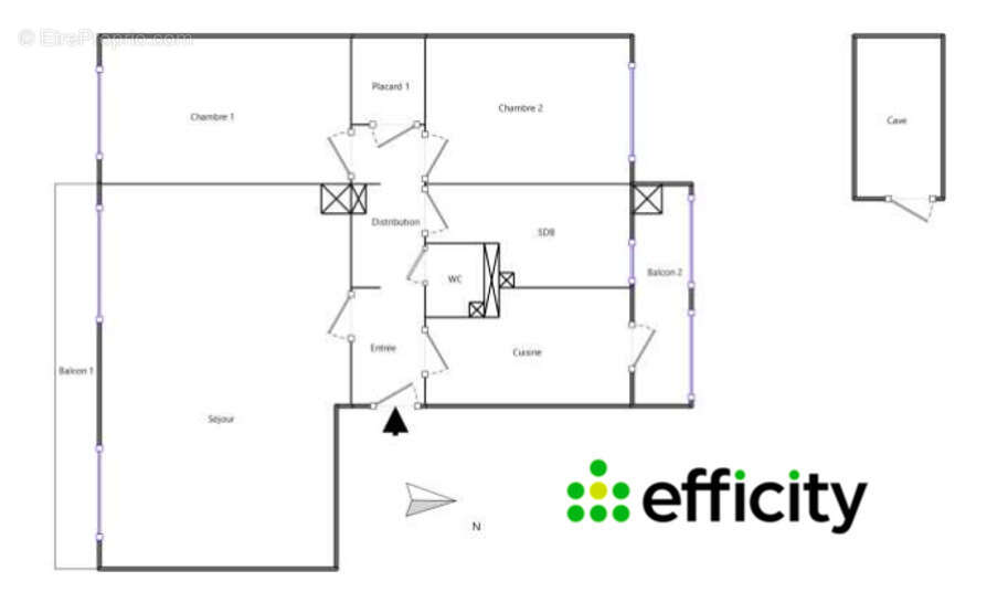 Appartement 64 m² à Villeurbanne  - photo 8