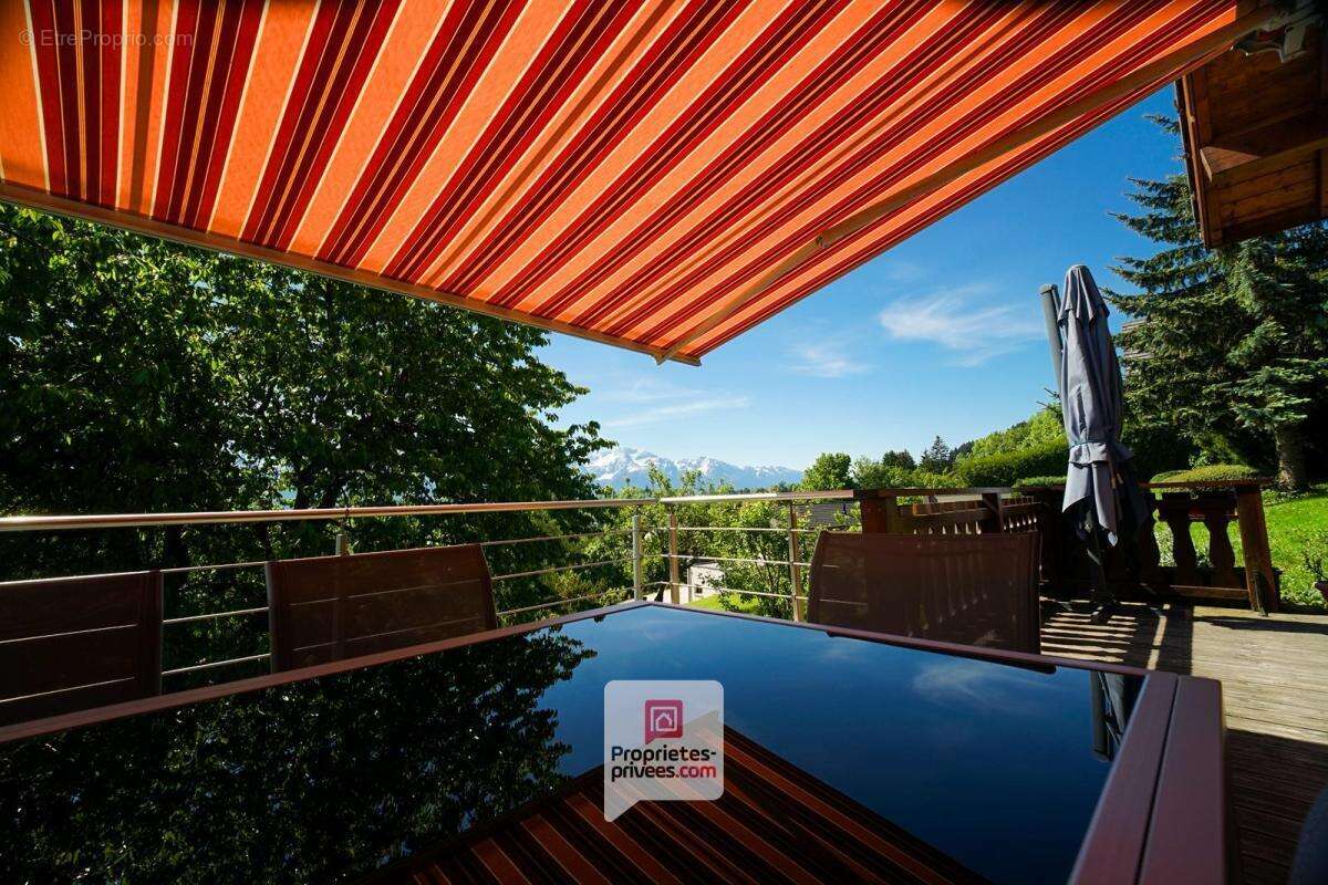 Plateau des Petites Roches (38660) - Chalet T6 en madriers + studio + carport + jardin - photo 5