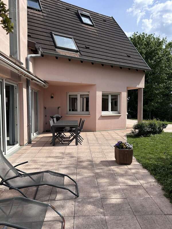 Terrasse Ouest - Maison à HOENHEIM