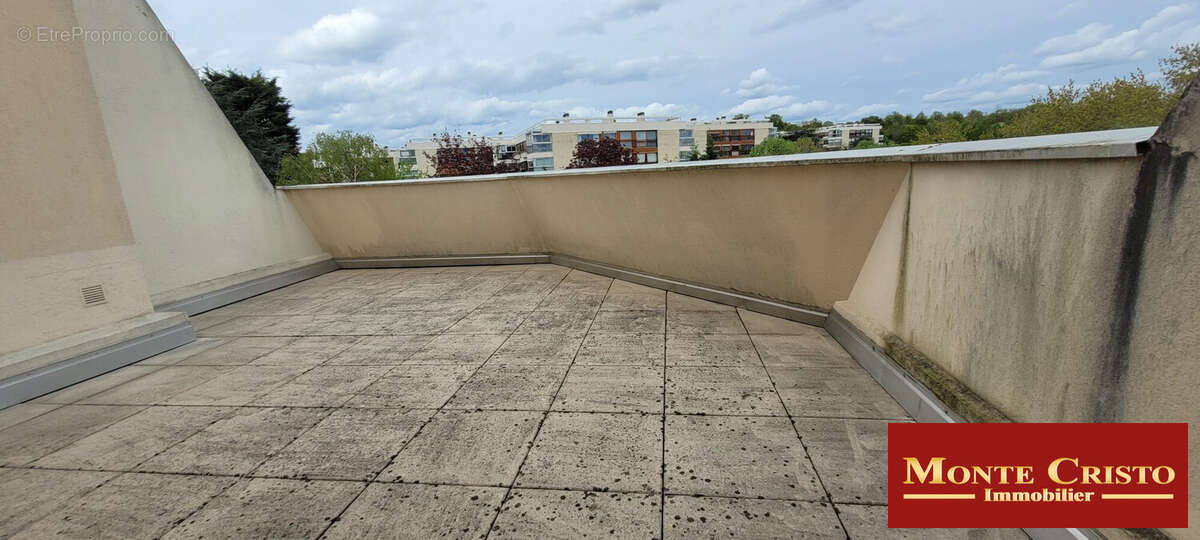 terrasse chambre 1 - Appartement à ROCQUENCOURT