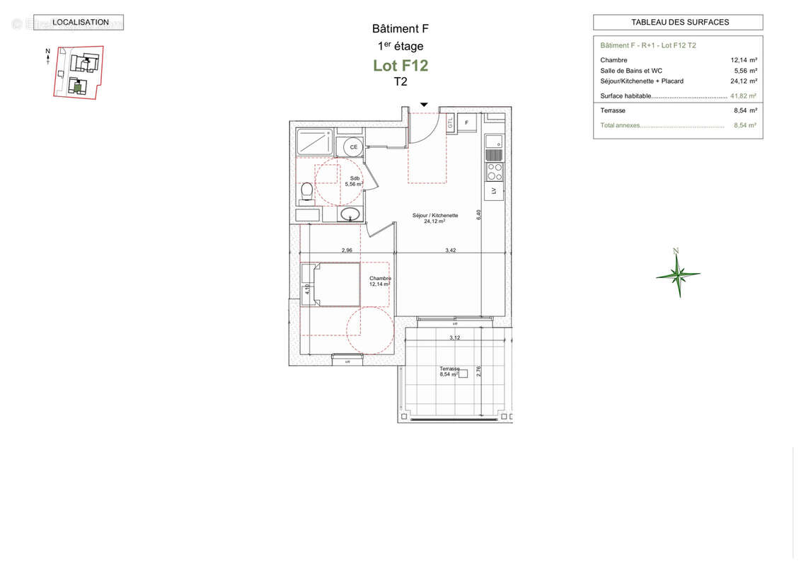 Appartement à BORMES-LES-MIMOSAS