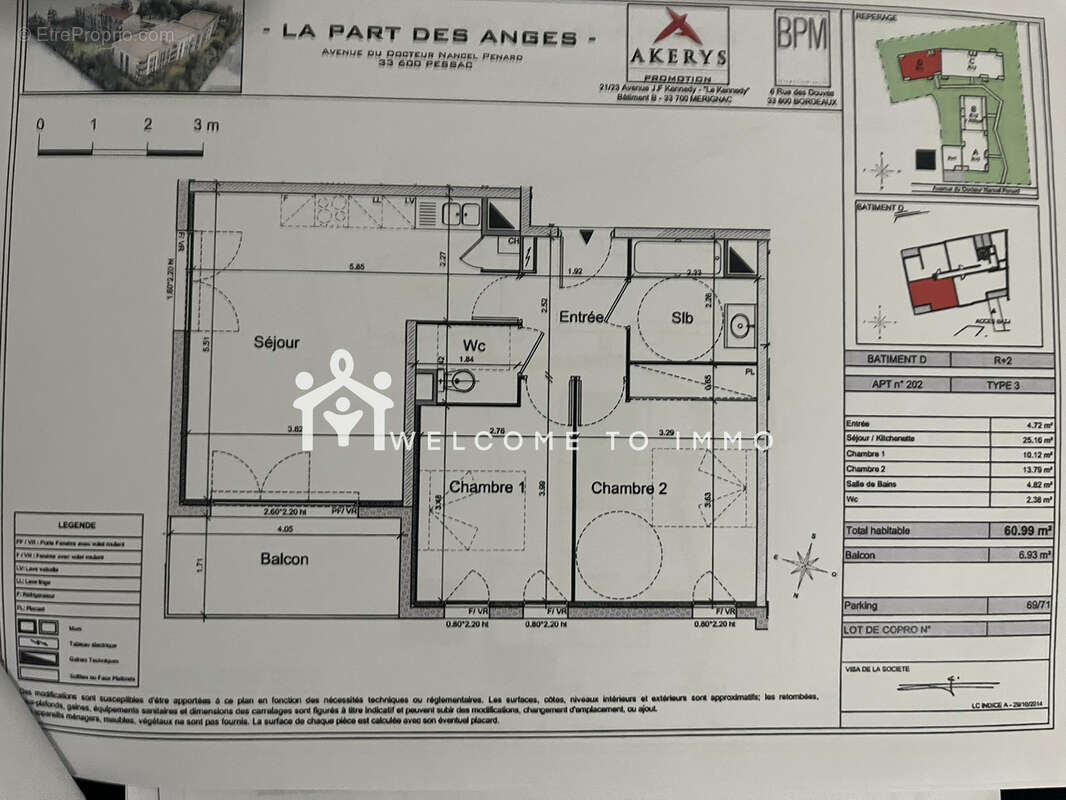 Appartement à PESSAC