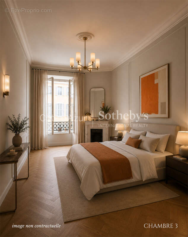 Nice Musiciens : Appartement bourgeois rénové 3 chambres avec prestations haut de gamme - photo 6