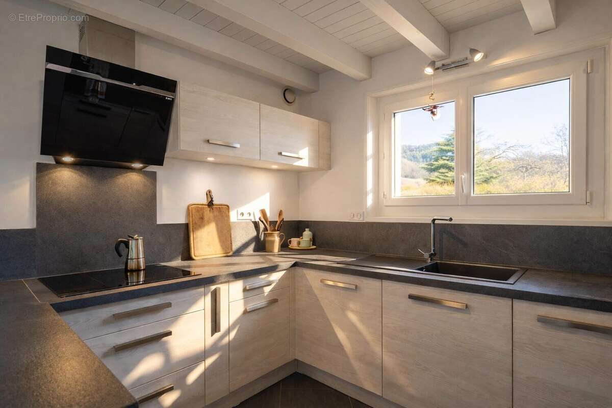 Cuisine équipée - Maison à SAINT-PAUL-EN-CHABLAIS