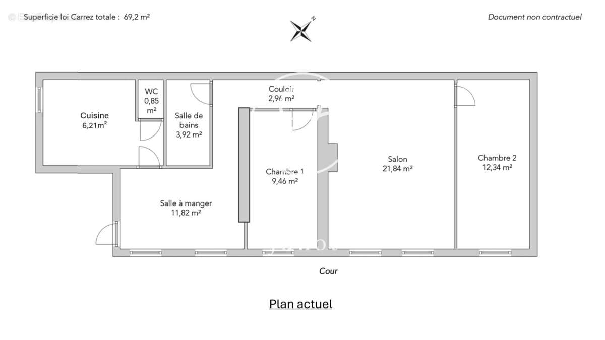 Appartement à PARIS-18E