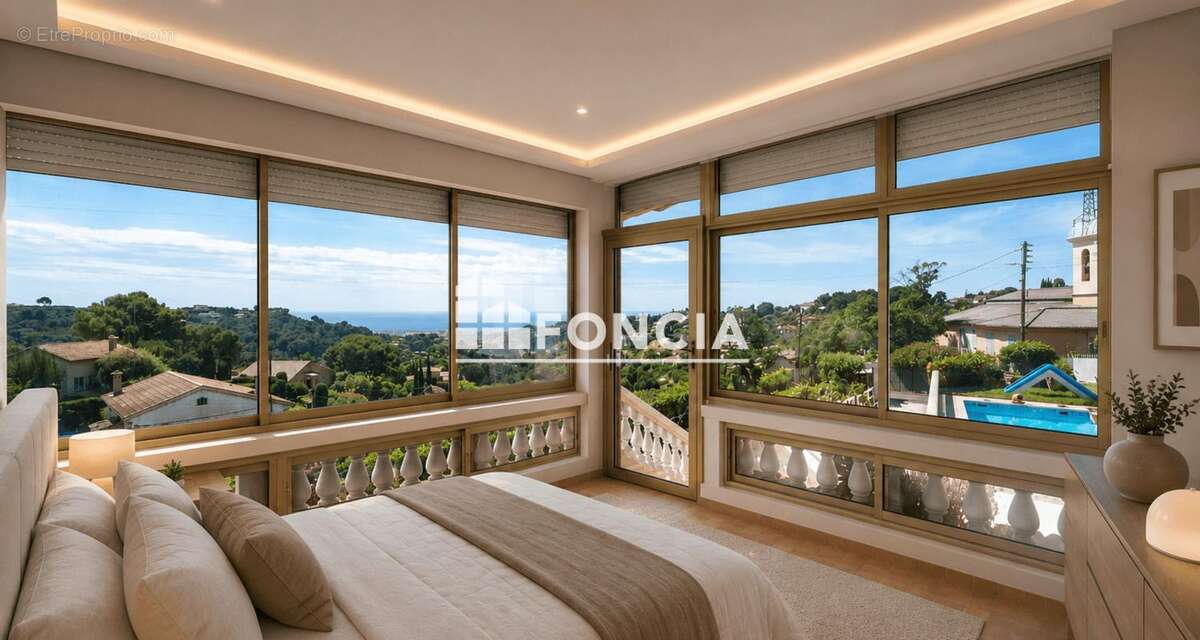 Nice St Pancrace - Villa 152 m² vue mer panoramique, 2 logements indépendants, piscine, DPE B - photo 4