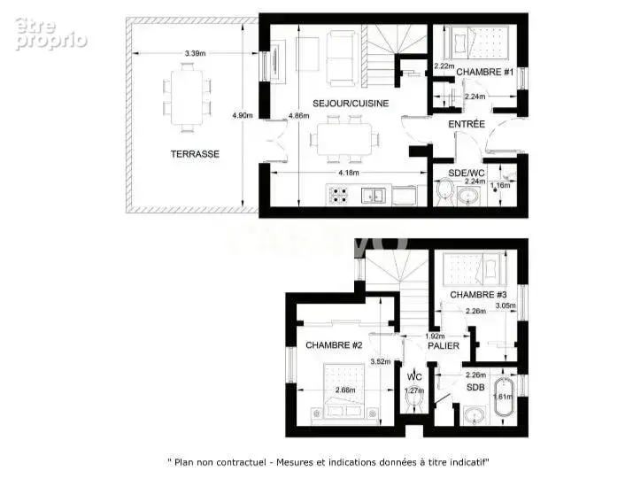 Vente Maison 4 pièces de 50m² - 13480 Cabriès - photo 12