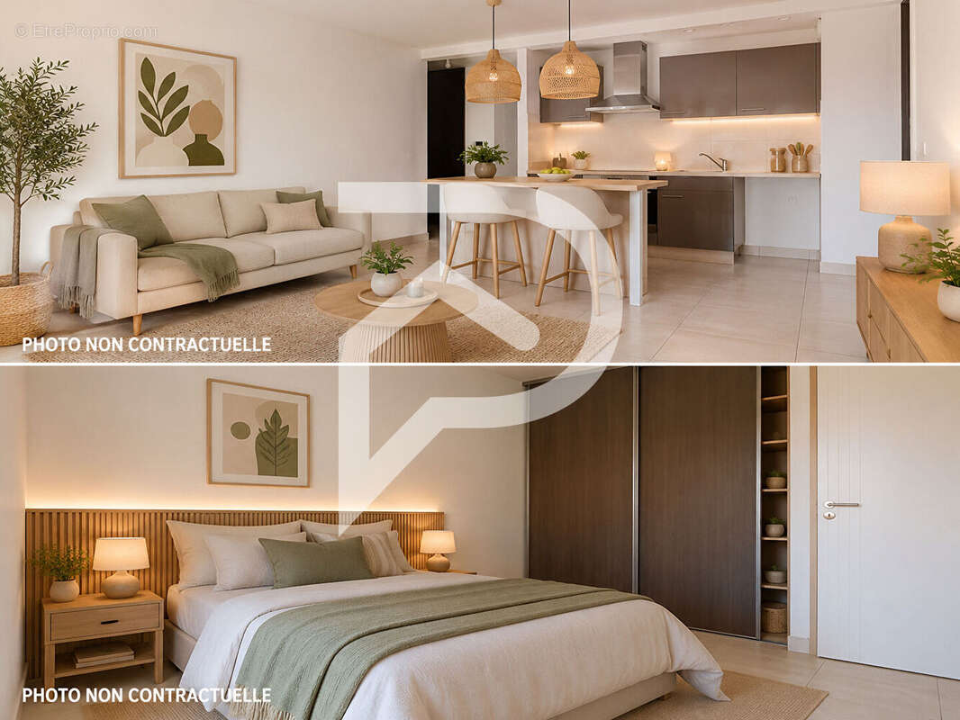 Agde capiscol -appartement t3 traversant 67 m² - double terrasse -double stationnement - photo 6