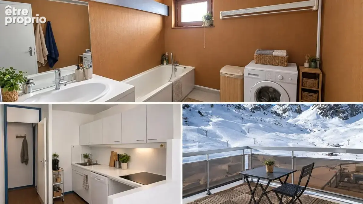  La Mongie – 3 chambres, grande terrasse & vue exceptionnelle sur les pistes - photo 2