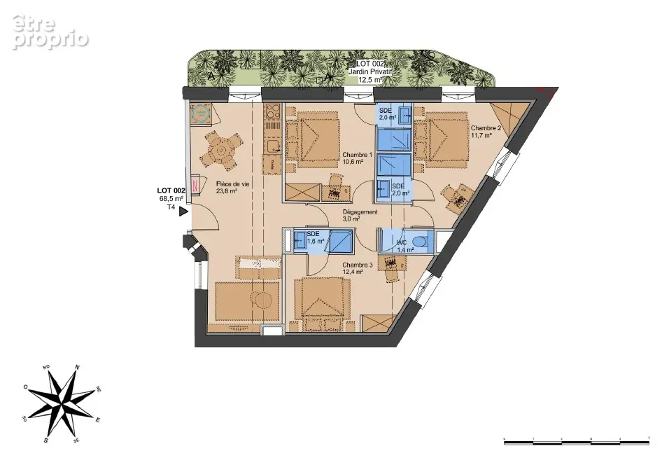 Appartement à LYON-3E