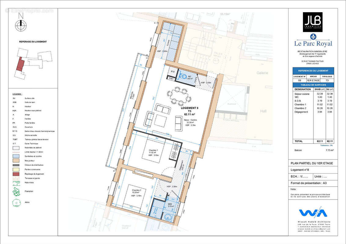 Appartement à LOCHES