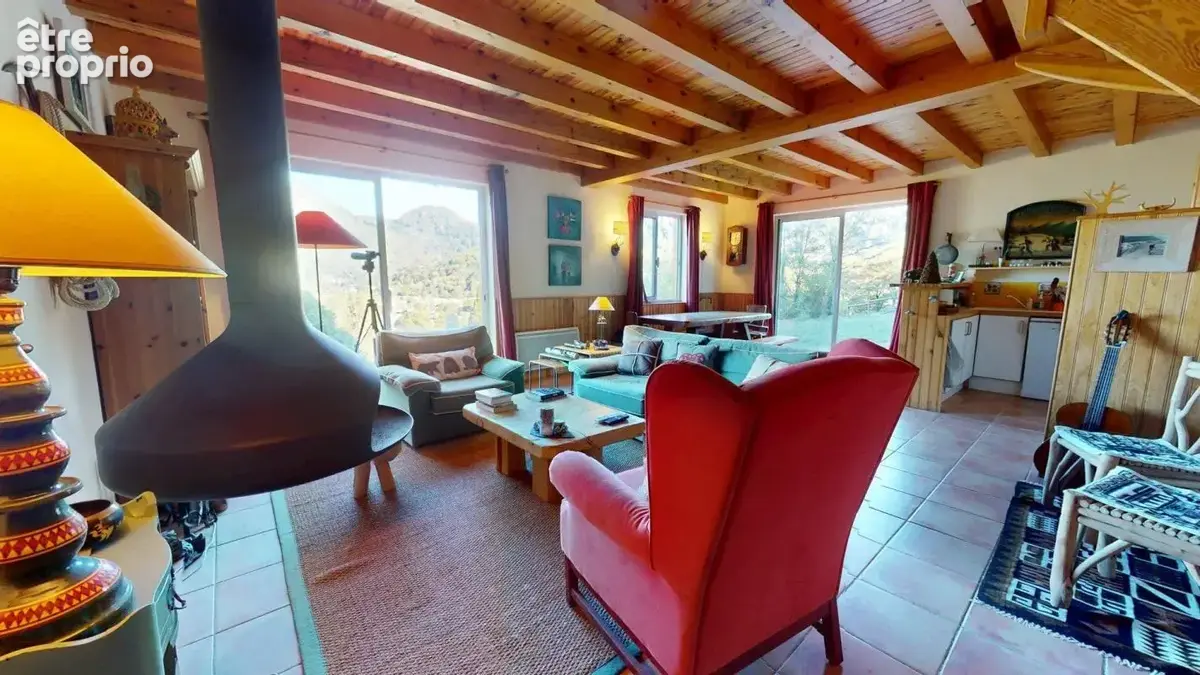  Cierp-Gaud – Maison T4 de 90 m² esprit chalet, 3 chambres, terrain de 1 300 m² avec vue Pyrénées  - photo 2