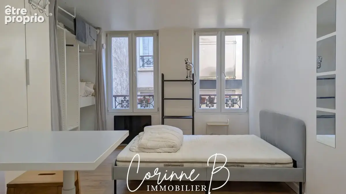 Appartement Paris 1 pièce(s) 20.79 m2 - photo 2