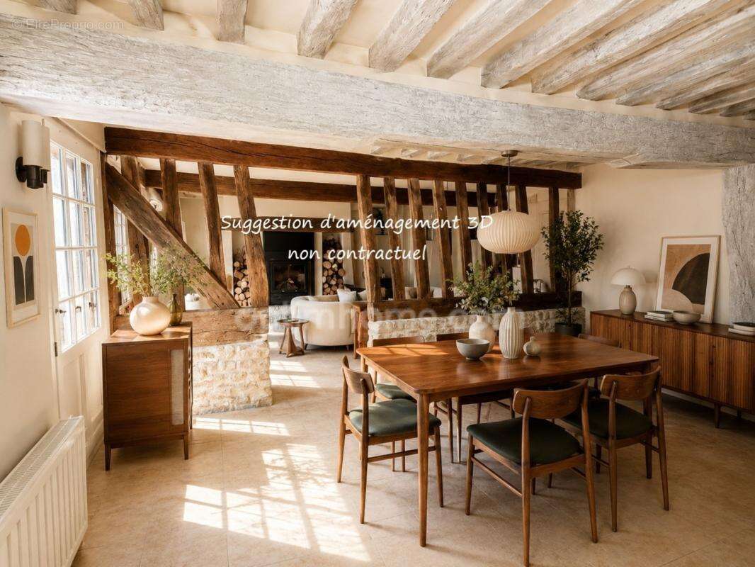 Maison normande de caractère de 121 m² avec 4 chambres, vie de plain-pied, Le Mesnil-Guillaume (14100), à moins de 10 minutes de - photo 8