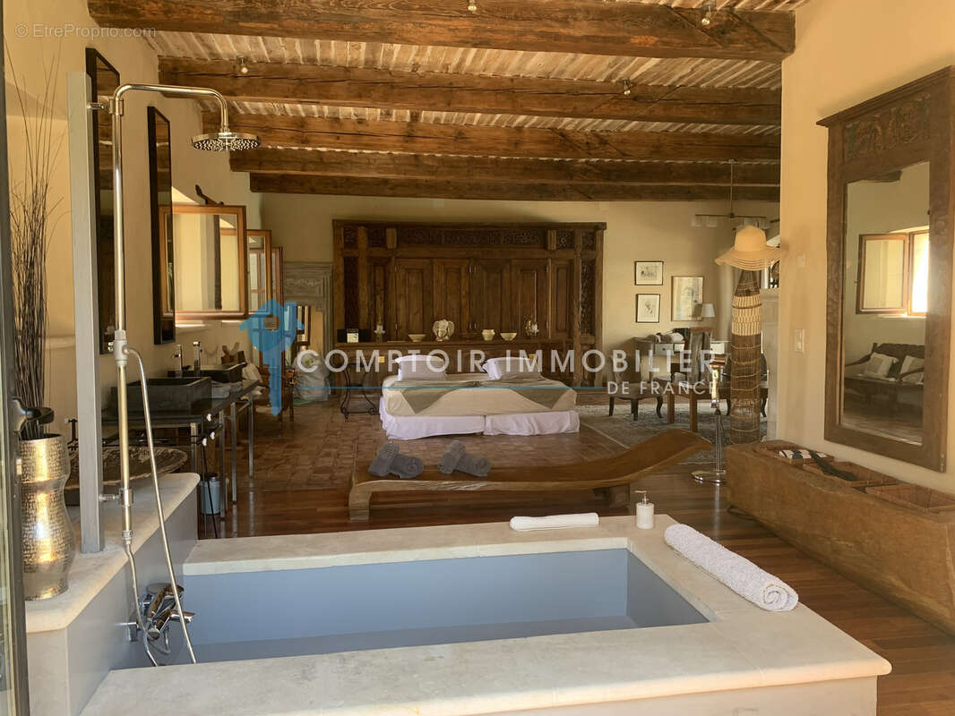 Belle et grande maison en pierres avec piscine - photo 7
