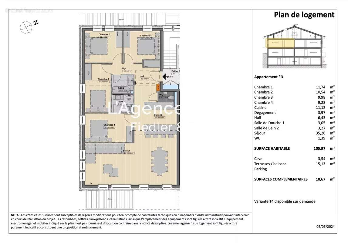 Appartement à COMBLOUX