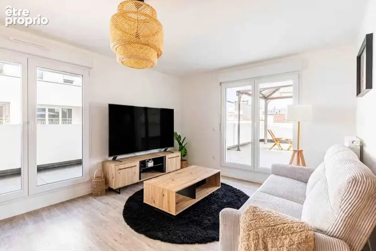 Romainvile - duplex meublé 85m² - 3ch -terrasses & parking - photo 3