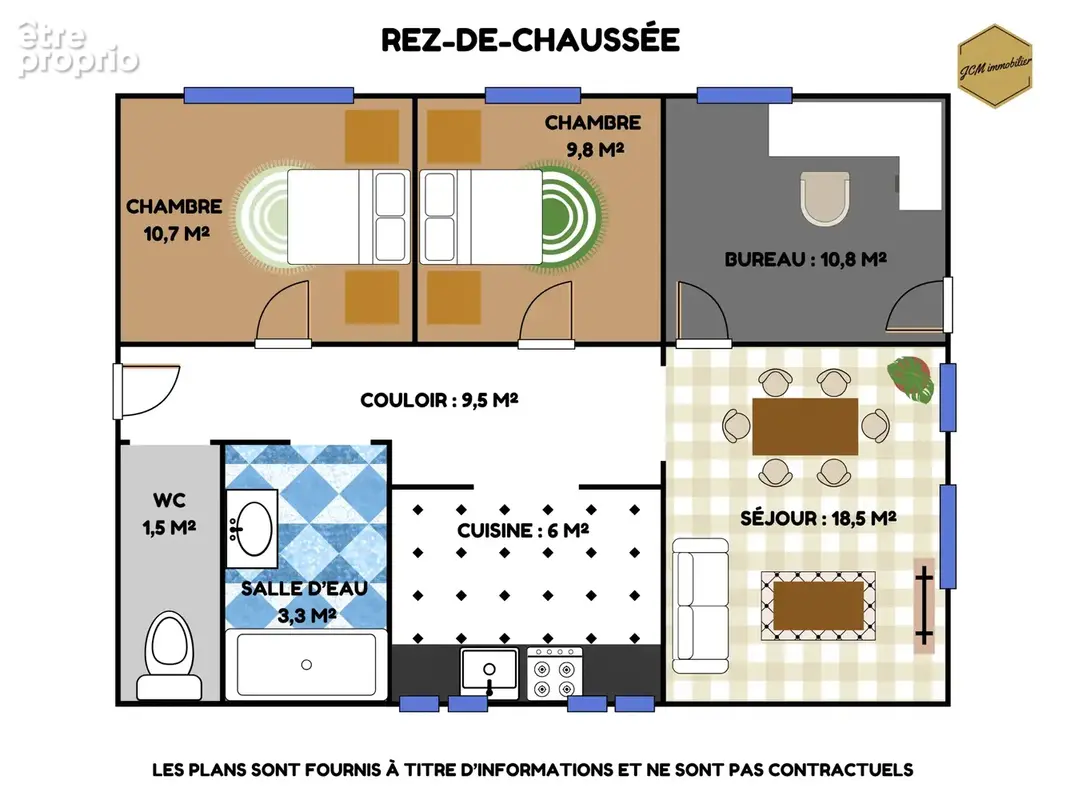 Appartement 5 pièces 70 m² à vendre à Neris-Les-Bains (03310) - photo 2
