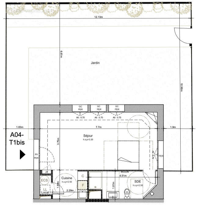 Appartement à CHESSY