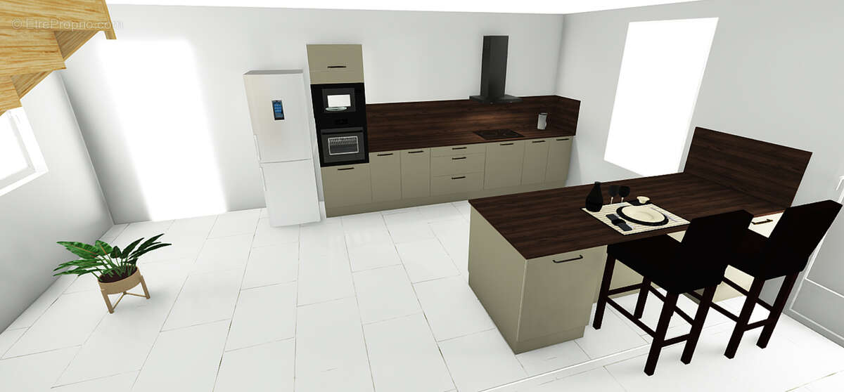 A vendre Guégon, maison 140m², 3 chambres, terrain d'environ 880m². - photo 2