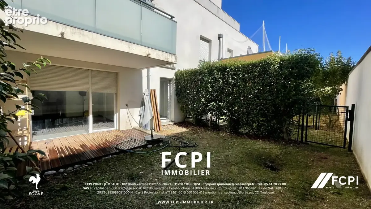 Appartement deux pièces 40,43 m2 - toulouse secteur airbus st-martin - photo 2