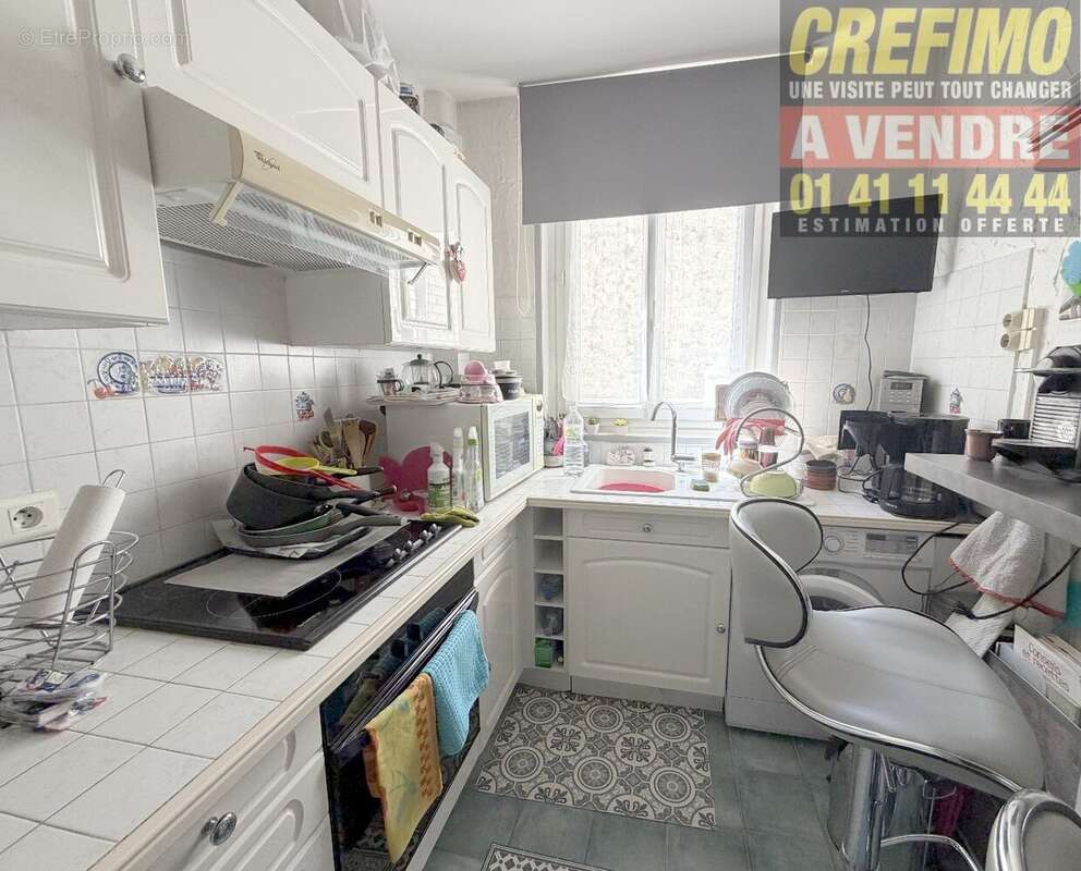 Appartement deux pièces à vendre à Asnières-sur-Seine - agence immobilière CREFIMO - photo 4