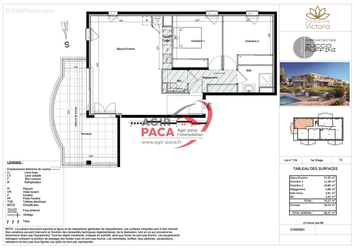 Appartement à PUGET-SUR-ARGENS