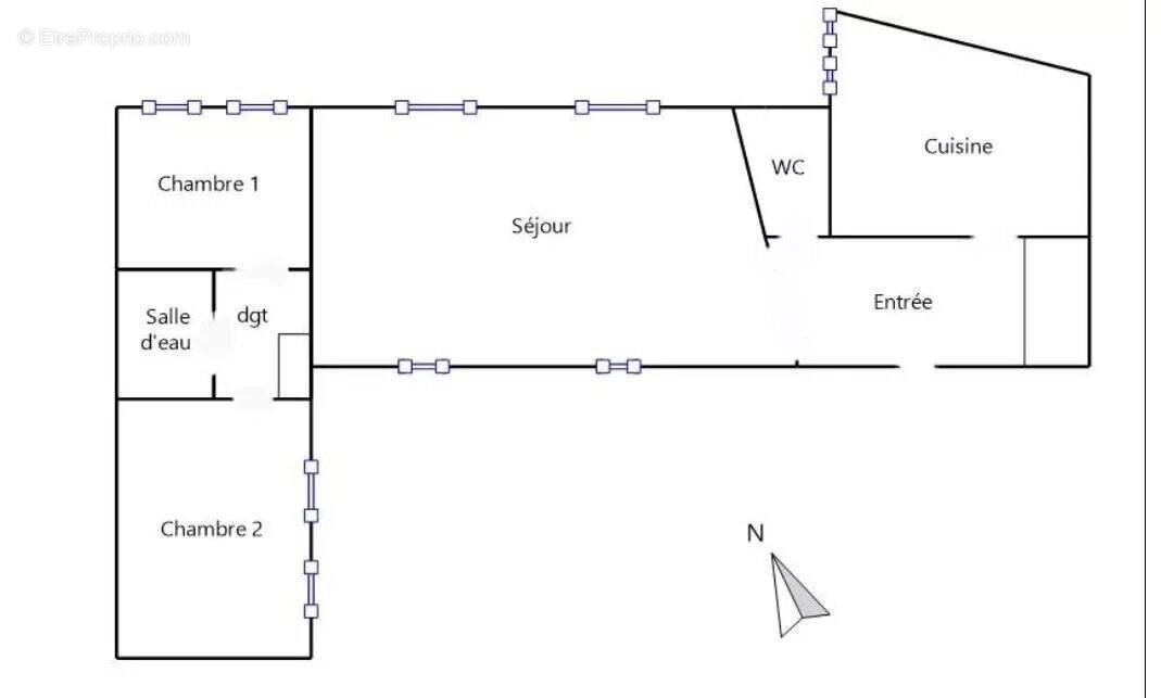Appartement à PARIS-15E