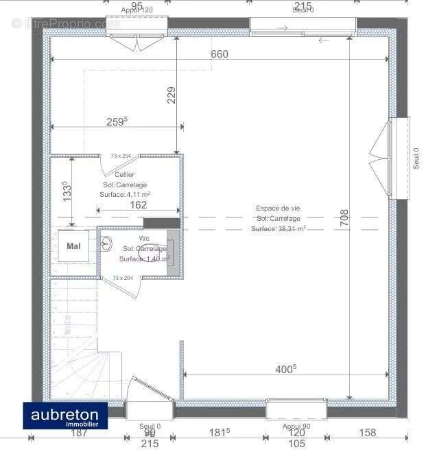 Appartement à CHARNECLES
