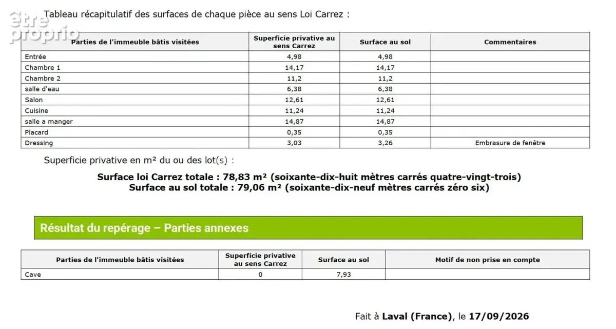 Laval – Secteur gare – Appartement de charme d’environ 80 m² avec 2 chambres et cave - photo 19