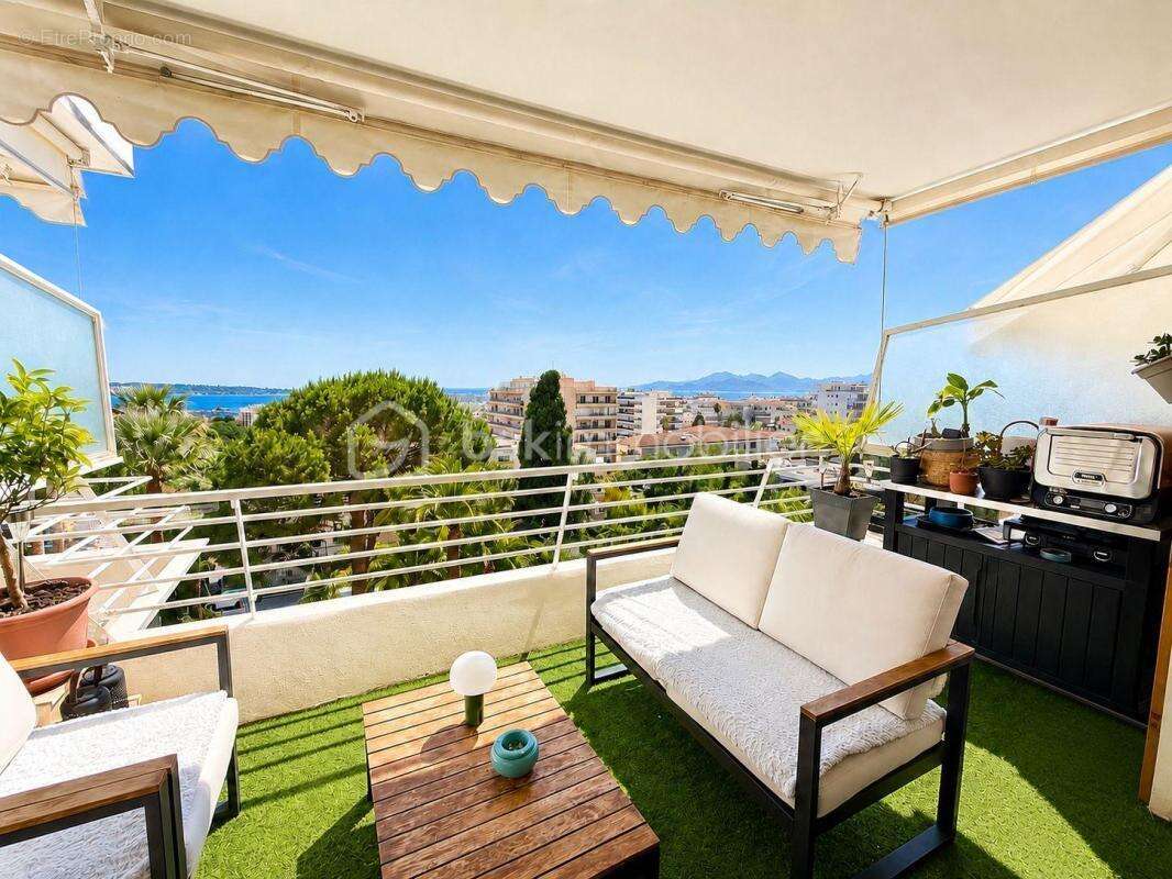 Cannes basse californie - appartement 3pces  66m² - vue mer -calme - proche commerces - photo 2