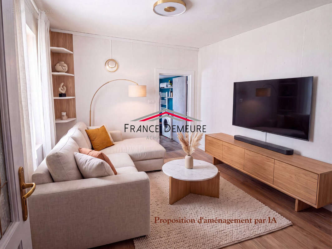 Salon - Proposition d'aménagement par IA