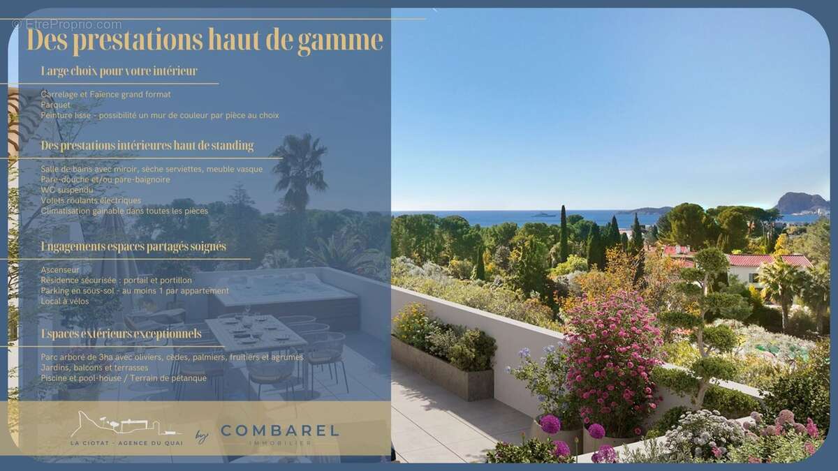 Appartement à LA CIOTAT