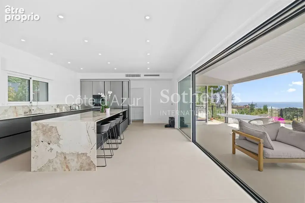 Villa de prestige avec vue mer panoramique à Cagnes-sur-Mer et maison d'invités - photo 3