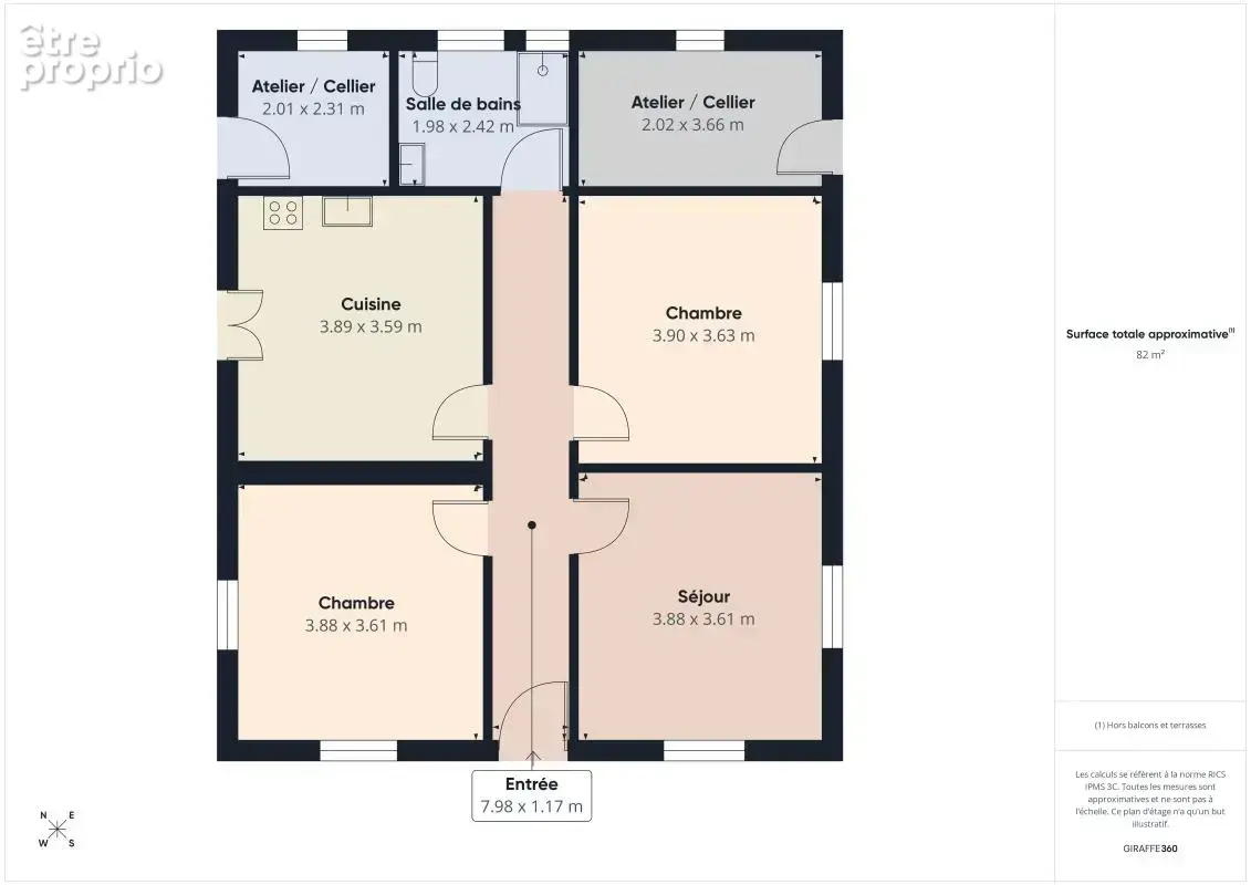 Charmante maison de plain-pied - Jardin de 522 m² - en vente à Cannes La Bocca (06150) - photo 3