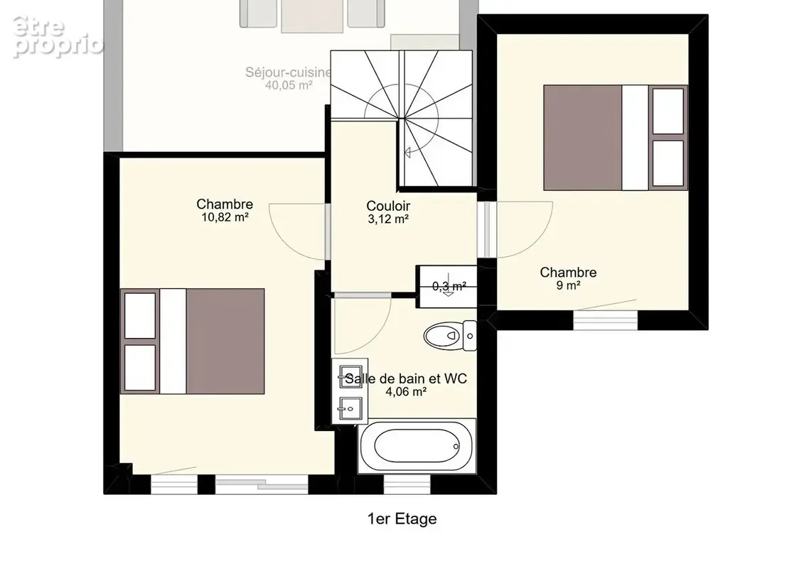 Maison 3 /4 pièces 68 m2 avec jardin - photo 10