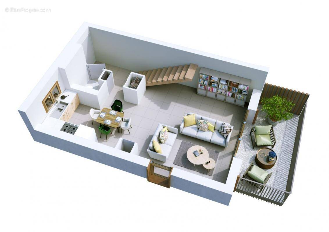 Appartement à LA RIVIERE-ENVERSE