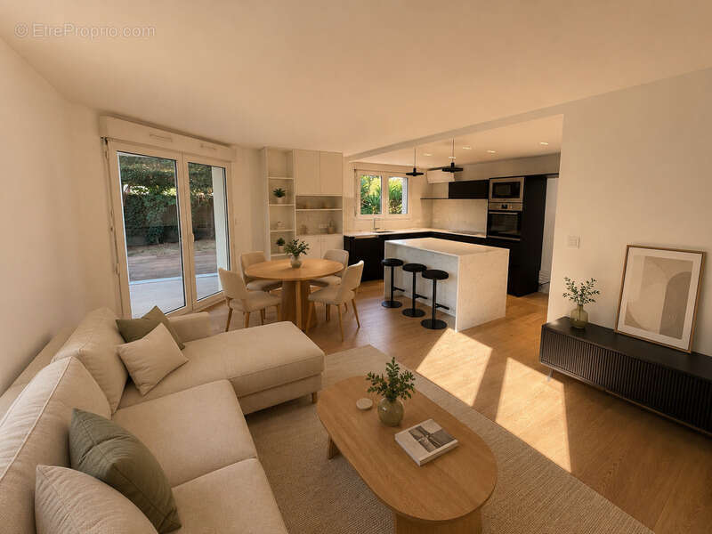  Anglet – Appartement rénové en rez-de-jardin avec terrasse, jardin et garage - photo 3